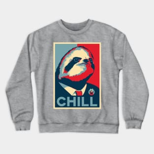 Sloth for President Crewneck Sweatshirt